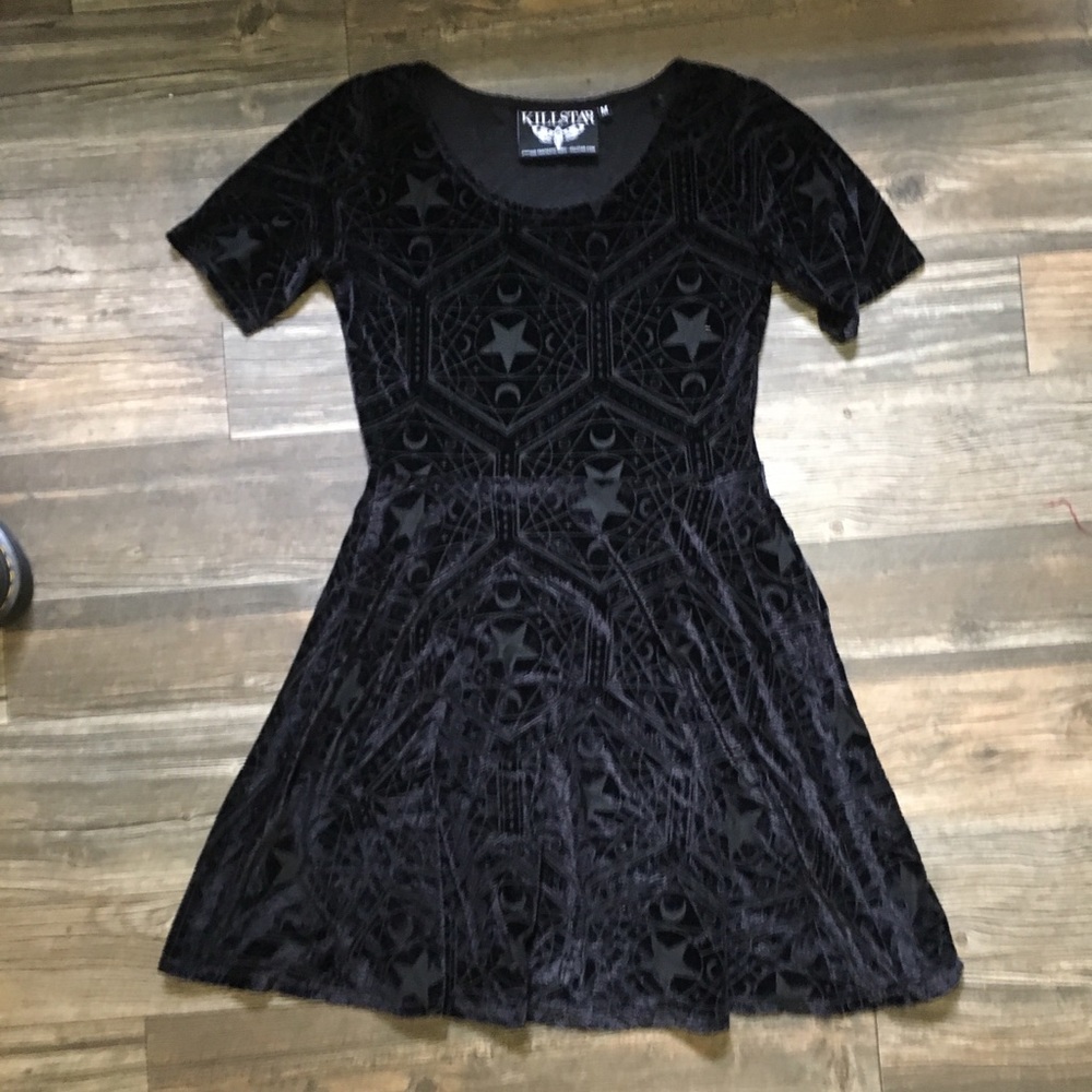Killstar velvet burnout dress